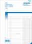 Preview: Simplex kolonnenbuch a4 15474 weiss/blau 50x2 blatt - Simplex-15474-7611468154742