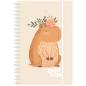 Preview: Simplex schüleragenda emotions 25/26 500222.26 1w/2s 17m capybara ml 8x12.5cm - Simplex-50022226-7611468040274