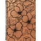 Preview: Simplex schüleragenda leather 25/26 500405.26 1w/2s 17m flowers ml 14.8x21cm - Simplex-50040526-7611468040441