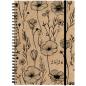 Preview: Simplex schüleragenda kraftpap. 25/26 500411.26 1w/2s 17m flowers ml 14.8x21cm - Simplex-50041126-7611468040519