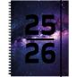 Preview: Simplex schüleragenda touch 25/26 500432.26 1w/2s 17m galaxy ml 12x16.5cm - Simplex-50043226-7611468040311