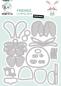 Preview: Sizzix stanzschablone 12.7x11x0.1cm cd476 hase 17 stück - Sizzix-cd476-8713943139233