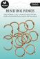 Preview: Sizzix bindung klickri. 2.3x2.3x0.3cm ring02 gold 12 stück - Sizzix-ring02-8713943134276