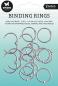 Preview: Sizzix bindung klickri. 2.3x2.3x0.3cm ring03 silber 12 stück - Sizzix-ring03-8713943134283