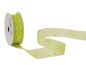 Preview: Spyk band cubino 15mm/4m 1187.1557 grün/gelb puntillo - Spyk-11871557-7611475176683