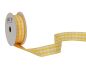Preview: Spyk band cubino vichy 1746.1554 15mmx3m gelb-weiss - Spyk-17461554-7611475158221