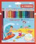 Preview: Stabilo aquacolor farb. kids design 16246 etui, farben ass. 24 stück - Stabilo-16246-4006381483674