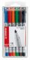 Preview: Stabilo ohp pen non-perm. m 853/6 6er etui - Stabilo-853-6-4006381114943