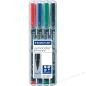 Preview: Staedtler lumocolor permanent s 313-wp4 4 farben ass. - Staedtler-313-wp4-4007817308431