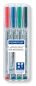 Preview: Staedtler lumocolor non-perm. f 316 wp4 4 farben ass. - Staedtler-316-wp4-4007817304549
