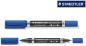 Preview: Staedtler lumocolor duo 348 0.6/1.5mm 348-3 blau perm. - Staedtler-348-3-4007817348017
