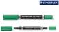 Preview: Staedtler lumocolor duo 348 0.6/1.5mm 348-5 grün perm. - Staedtler-348-5-4007817348024