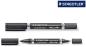 Preview: Staedtler lumocolor duo 348 0.6/1.5mm 348-9 schwarz perm. - Staedtler-348-9-4007817348031