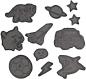 Preview: Step by step sticker set 129763 black 11 stück - Step-by-step-129763-4047443448149