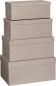 Preview: Stewo geschenkbox one colour 2552616666 grau 4 stk. - Stewo-2552616666-7613074073264