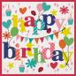 Preview: Stewo servietten 33x33cm 2572725420 happy birthday 20 stück - Stewo-2572725420-7630021140268