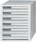 Preview: Styro schubladenbox weiss 119118205 6 fächer, styrokay - Styro-119118205-7612176102377