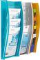 Preview: Styro wandprospekthalter a4 128-340.0230 lagoon 4 fächer - Styro-128-340.0230-7612176067874-02.jpg