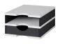 Preview: Styro ablagesystem styrodoc 268-0102.9895s bk/grau,2 fächer 248x331x154mm - Styro-268-01029895s-7612176084178
