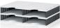 Preview: Styro ablagesystem styrodoc 268-0202.98 duo 4 fächer schwarz/grau - Styro-268-020298-7612176107792
