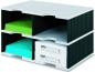 Preview: Styro styrodoc duo jumbo 268-02229 schwarz/grau 4 fächer - Styro-268-02229-7612176108249