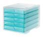Preview: Styro styroswingbox light 275-8430.25222 aqua/transluz. 5 schubladen - Styro-275-843025222-7612176088886