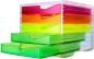 Preview: Styro styroswingbox neonline 275-8430.262 5 schubladen multicolor neon - Styro-275-8430262-7612176080422