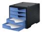 Preview: Styro styroswingbox mit 5 schubl. 275-8430.6292 cornflower/gehäuse schwarz - Styro-275-8430.6292-7612176086356-03.jpg