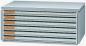 Preview: Styro schubladenbox 525x354x232mm 412206280 6 fächer, styro-stabil grau - Styro-412206280-7612176106009