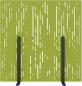 Preview: Suono trennwand l 180x180x2.4cm 1311.l24.1302 stand, grün - Suono-1311l241302-7640439763911