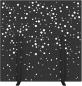 Preview: Suono trennwand l 180x180x2.4cm 1311.l24.2601 stand, schwarz - Suono-1311l242601-7640439763942