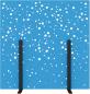 Preview: Suono trennwand l 180x180x2.4cm 1311.l24.3701 stand, blau - Suono-1311l243701-7640439763980