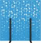 Preview: Suono trennwand l 180x180x2.4cm 1311.l24.3703 stand, blau - Suono-1311l243703-7640439764000