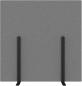 Preview: Suono trennwand l 180x180x2.4cm 1311.l24.3800 stand, grau - Suono-1311l243800-7640439764017