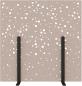 Preview: Suono trennwand l 180x180x2.4cm 1311.l24.4401 stand, braun - Suono-1311l244401-7640439764109