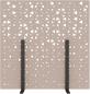 Preview: Suono trennwand l 180x180x2.4cm 1311.l24.4403 stand, braun - Suono-1311l244403-7640439764123