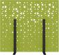 Preview: Suono trennwand m 160x140x2.4cm 1311.m24.1303 stand, grün - Suono-1311m241303-7640439764246