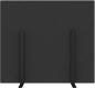 Preview: Suono trennwand m 160x140x2.4cm 1311.m24.2600 stand, schwarz - Suono-1311m242600-7640439764253