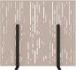 Preview: Suono trennwand m 160x140x2.4cm 1311.m24.4402 stand, braun - Suono-1311m244402-7640439764437