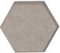 Preview: Suono wandelement 16x14x5cm 3116.m09.3900 tiles 3d, hexa, braun 10 stk. - Suono-3116m093900-7640439765014
