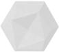 Preview: Suono wandelement 16x14x2cm 3116.s09.0400 tiles 3d, hexa, weiss 10 stk. - Suono-3116s090400-7640439765045