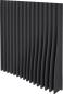 Preview: Suono wandelement 120x120x16cm 3332.u12.2600 blades, schwarz - Suono-3332u122600-7640439765410