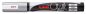 Preview: Uni-ball chalk marker 1.8-2.5mm pwe5m silver silber, rundspitze - Uni-ball-pwe5m-silver-4902778222096