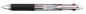 Preview: Uni-ball jetstream 4 farben 0.7mm sxe4-500-07t transparent - Uni-ball-sxe4-500-07t-4902778167991