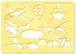 Preview: URSUS Schablonen Set 2 Cars 44100002 26.8x18.9x0.2cm 6 Stück