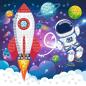 Preview: Ursus moosgummi mosaik 8420019 glitter astronaut 25x25cm - Ursus-8420019-4008525244615-03.jpg