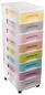 Preview: Usefulbox aufbewahrungsbox 30x42x92,5cm 68507600 8x7 liter schubalden, pastell - Usefulbox-68507600-5060456653781