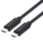 Preview: Value usb-c-c, lade & datenkabel 11.99.8308 black, st/st, pd3.0/100w 1m - Value-11998308-7630049624931