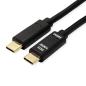 Preview: Value usb-c-c, lade & datenkabel 11.99.8310 black, st/st, pd3.0/100w 3m - Value-11998310-7630049624955