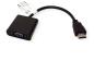 Preview: Value hdmi - vga adapter 12.99.3114 black, st/bu, 1080p 15cm - Value-12993114-7611990129980